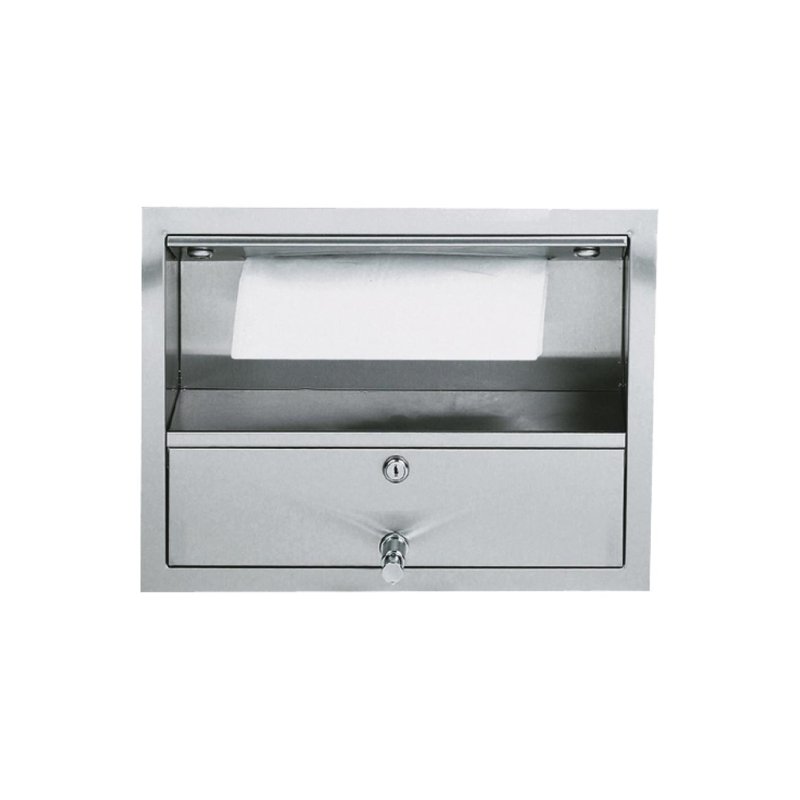 Recessed Unit with Paper Towel and Soap Dispenser 12009