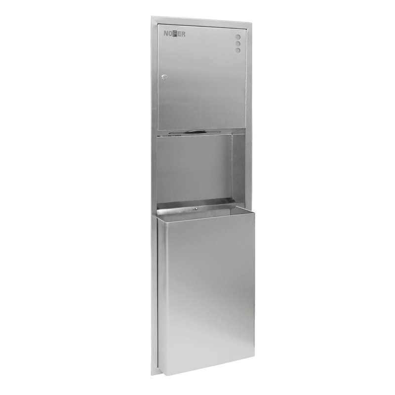 Recessed Unit with Paper Towel Dispenser and 45 l Waste Bin 12021