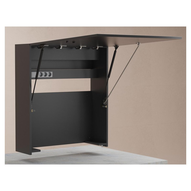 MUMO Mirror Cabinet, anthracite wood 12055