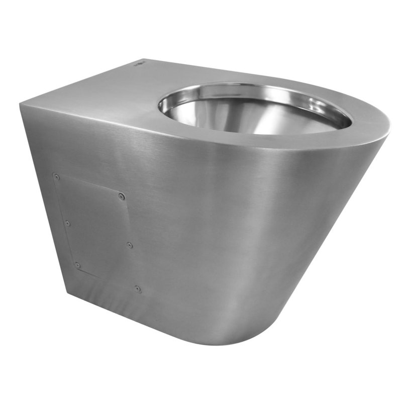 Floor-Standing Anti-Vandal Toilet, horizontal outlet 13012