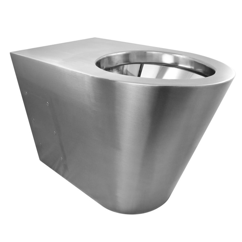 Floor-Standing Anti-Vandal Toilet, horizontal or vertical outlet 13013