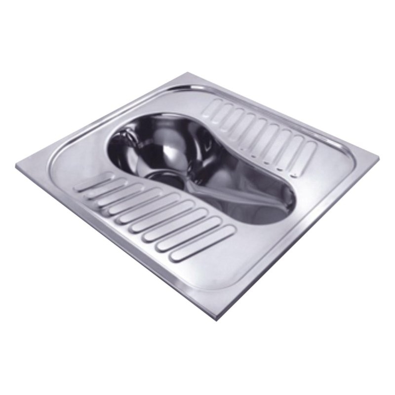 Squatting Pan with Three-Outlet Spray Nozzle, 1.2 mm 13023