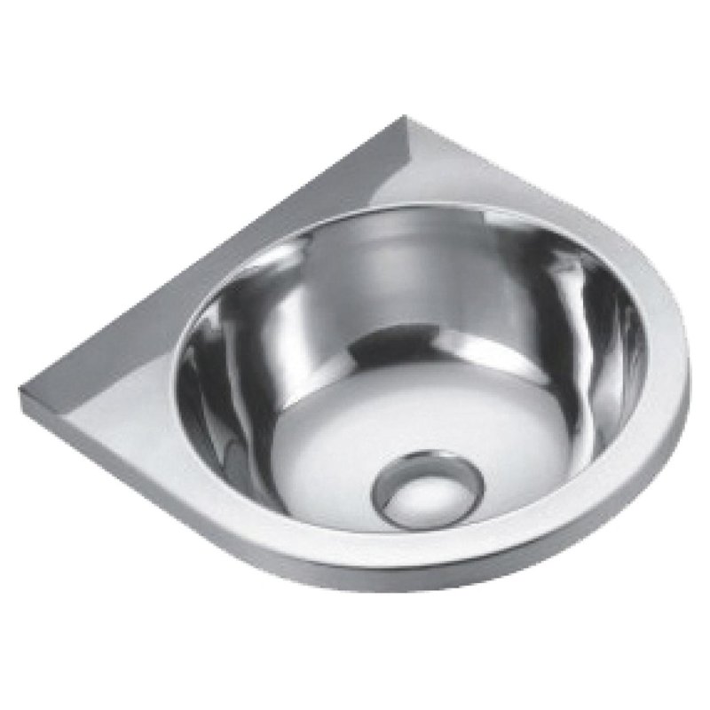 Wall Washbasin with Rounded Front 13036