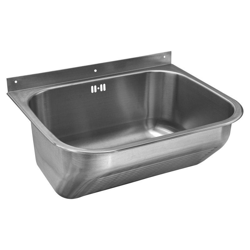 Wall Utility Sink with Washboard Front 13047