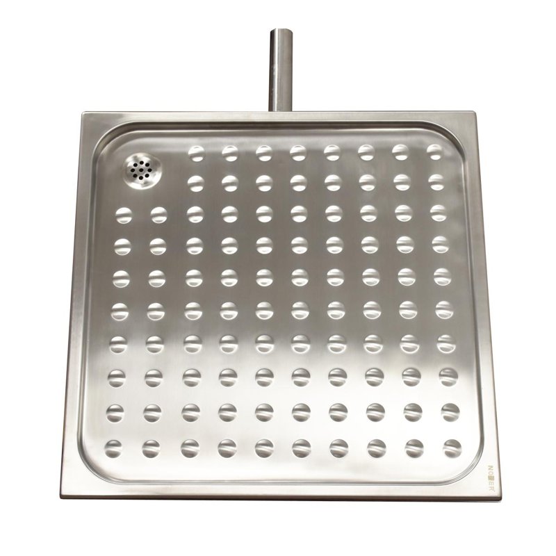 Anti-Vandal Shower Tray with Central Drain 13052