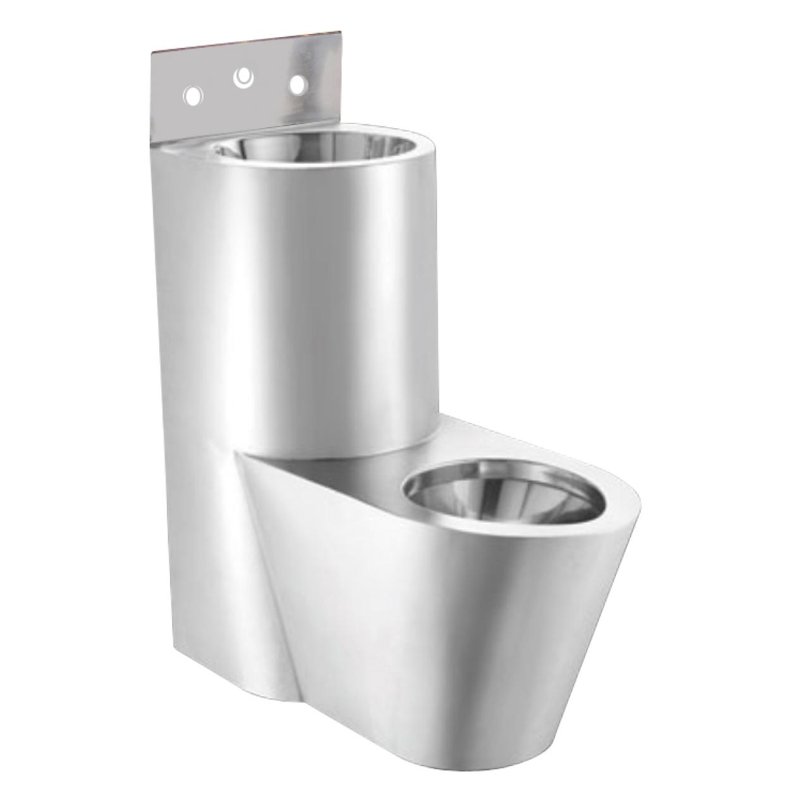 Anti-Vandal Toilet-Washbasin Compact Unit, through-wall fixing 13123
