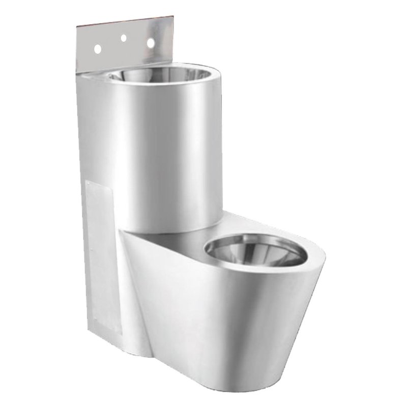 Anti-Vandal Toilet-Washbasin Compact Unit, wall fixing 13124