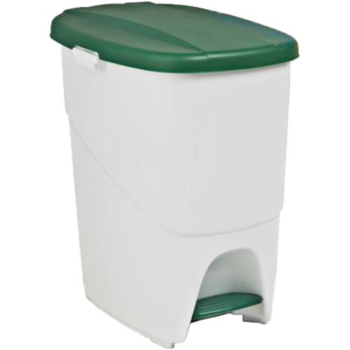Plastic bin with white ABS pedal