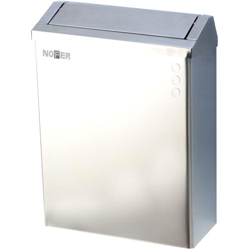 Wall mo unted bin with cover