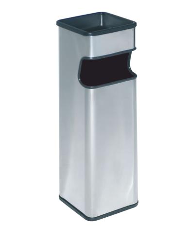 Painted STEEL bin with ashtray