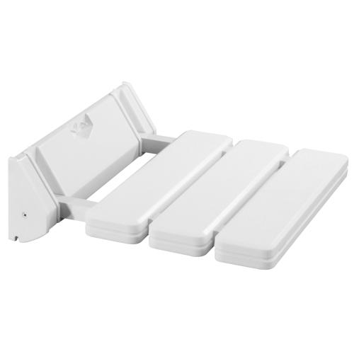 Folding shower seat, aluminium-polyamide