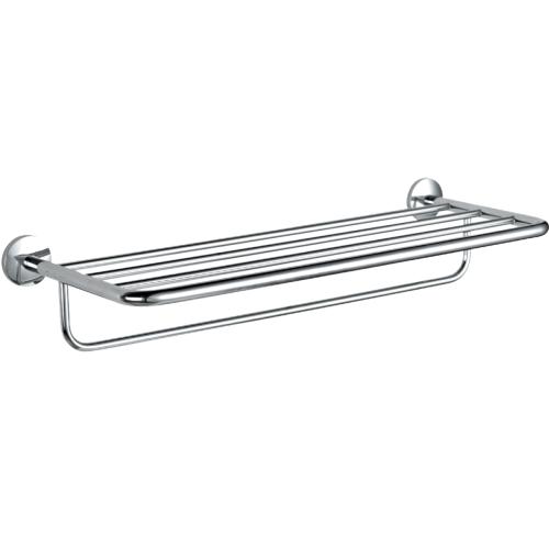MONACO series - Towel shelf with lower bar