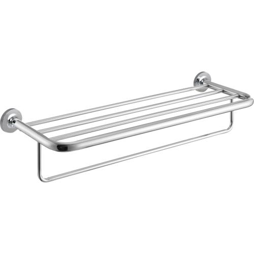 HOTEL Series - zamac towel shelf with lower bar