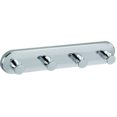 LINE Series - zamac rack with 4 hooks