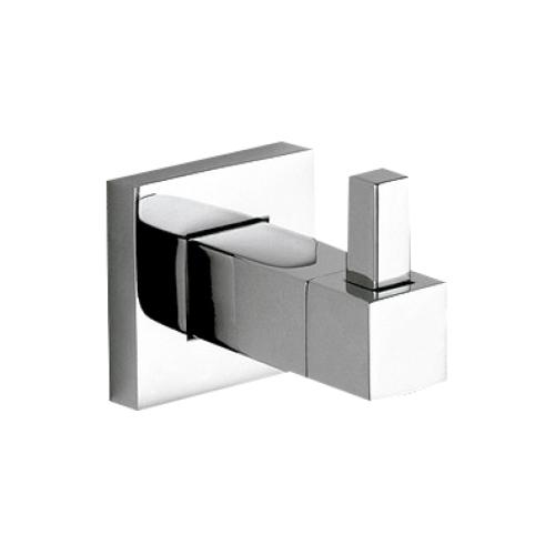 Single robe hook 50x70x60 mm. bright
