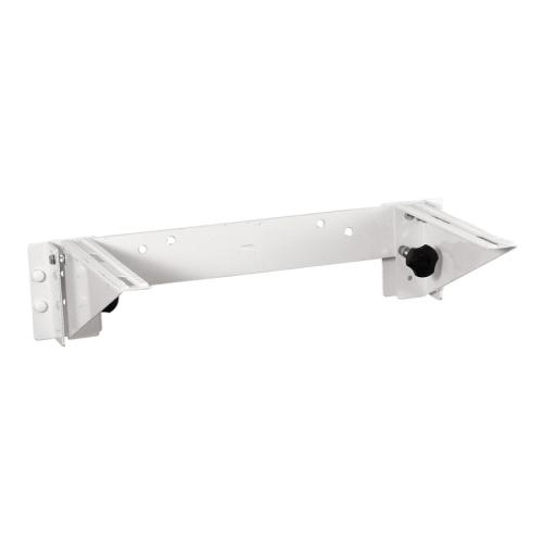 Manual height-adjustable washbasin support