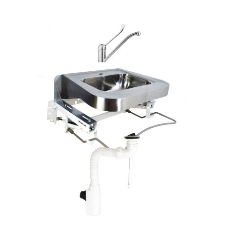 Ergonomic washbasin kit