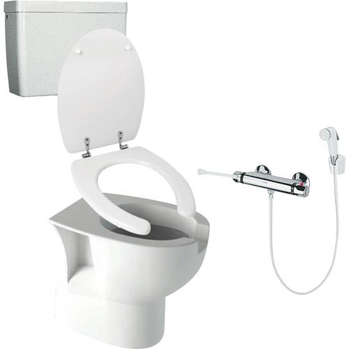 Ceramic toilet pan