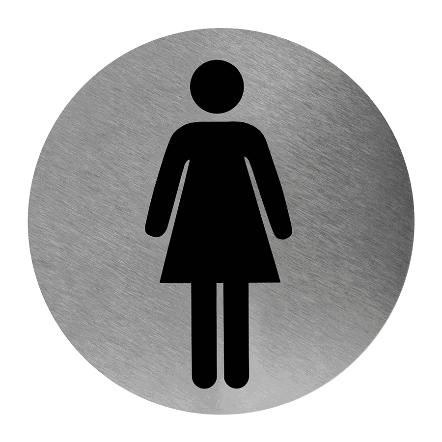 Female washroom sign PS0002