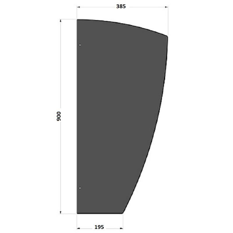 Urinal Partition Wall Inox 35.250